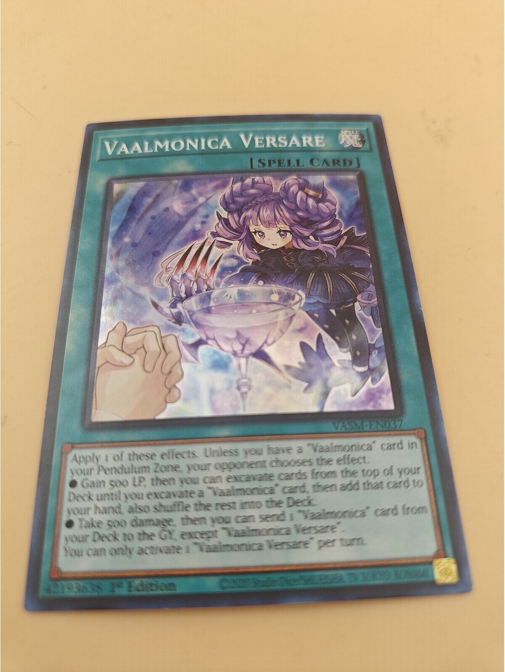Yu-Gi-Oh! Vaalmonica Versare VASM-EN037 Super Rare 1st Edition NM